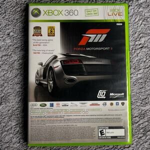 Xbox 360 Forza Motorsport 3 + Halo 3 ODST No Manuals Video Game Bundle Lot of 2